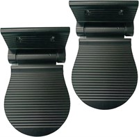Mounted Shower Footrest  Plastic (Black  2PCS)