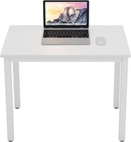 $60  DlandHome Desk  31.5 inch Modern Simple  Whit