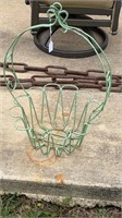 Medium Wrought Iron Hanging Basket