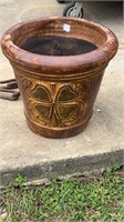 Cloverleaf Terra Cotta Planter