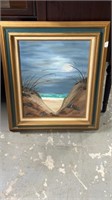 Oil on Canvas of Beach