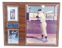 * Mickey Mantle Wall Plaque