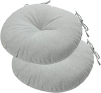 FUNHOME Bistro Seat Cushions 15x15x4  Light Gray