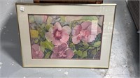 Watercolor of Flowers by Jane Warren