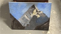 Oil on Canvas of Mountains