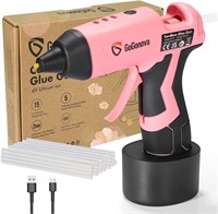 $30  GoGonova Cordless Glue Gun  15s Preheat  Pink