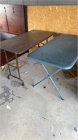 2) folding tables