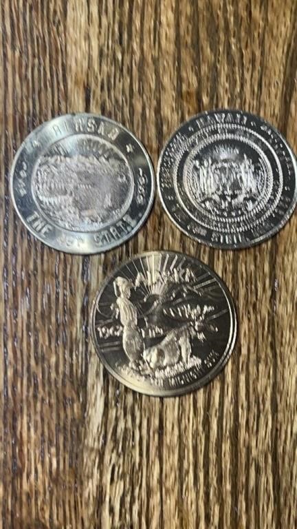 State Trade Coins - Alaska and Hawaii