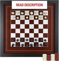 $59  Magnetic Wall Set Chess Board with Checkers