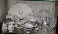 Rose China, Orrefors, Fluted Champagne,
