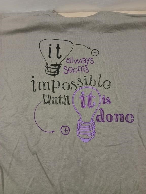 12 ct bright ideas t-shirts size 3X