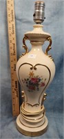 16" China Table Lamp, Vintage