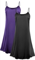 New (Size L) Femofit Slip Dress for Women Satin
