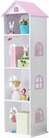 $150  Kids Dollhouse Bookcase  Pink  4 Layers