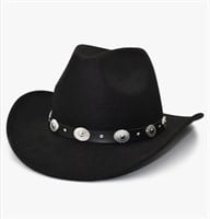 New Men & Women's Felt Wide Brim Western Cowboy