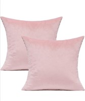 New (size 18x18 Inch )Pink Soft Solid Velvet