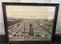 1943 Photo Byers Brothers Cattle Pens 8" x 10"