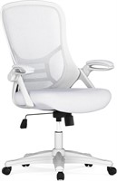 $129  Flash Furniture Swivel Office Chair  White