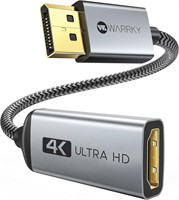 $9  Warrky 4K DP to HDMI Adapter  1080P@120Hz