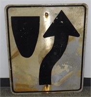 ** Old Road Sign - 30" x 24"