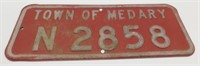 * Old Fire Number Sign - 20" x 8"