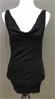 Whbm Black Tank Top Sz L W/ Waistband