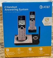 AT&T 2 Handset Answer System Call Block,Rose Gold