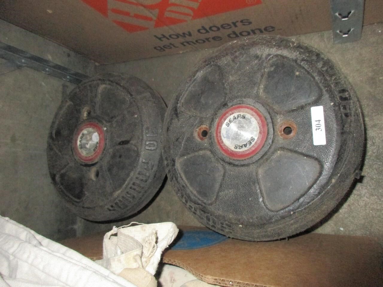 Sears Craftsman riding lawnmower weights