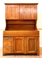 Vintage farmhouse 2 piece high top dry sink