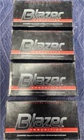 P - 4 BOXES BLAZER 9MM LUGER AMMO (A29)