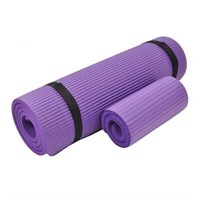 $49  GoYoga+ 71x24in Thick Exercise Mat  Purple