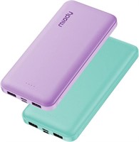 Miady 2-Pack 15000mAh Portable Charger, Power Bank
