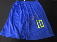 AUTHENTIC NEYMAR JR SIGNED SOCCER SHORTS COA