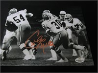 BROWNS CLEO MILLER SIGNED 8X10 PHOTO COA