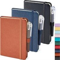 3 Pack Pocket Notebook Journals, Small Notepad Not