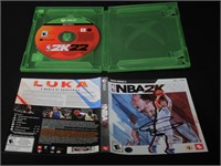 LUKA DONCIC SIGNED NBA 2K22 XBOX GAME COA