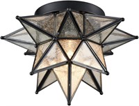 $120  Moravian Star Light  Black  12.7-In