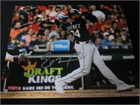 ELOY JIMENEZ SIGNED 8X10 PHOTO WHITE SOX COA