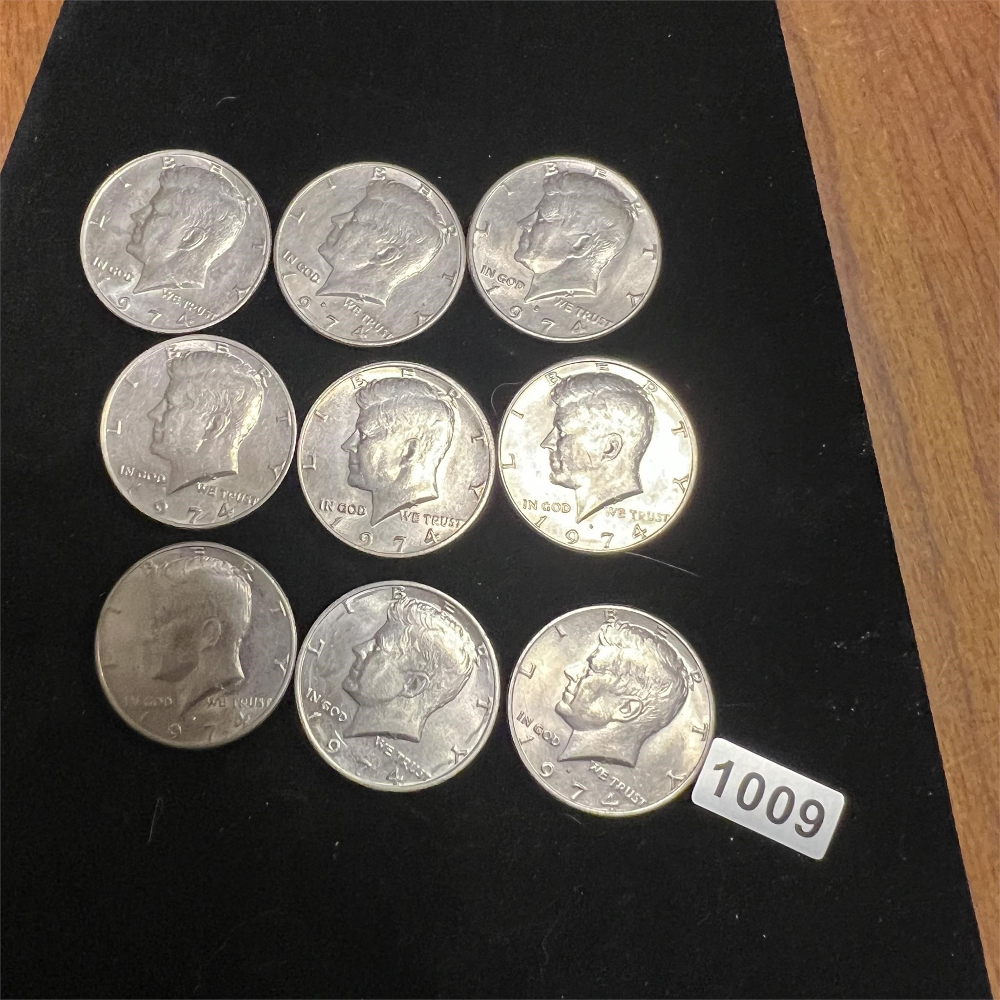 1974 Kennedy 1/2 Dollar Lot