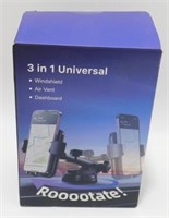 3-in-1 Universal Phone Mount for Car