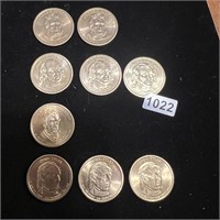 Presidential Dollar Coins Lot