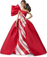 Barbie 2019 Holiday Doll, 11.5-inch, Brunette, Wea