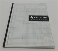 4 Column Ledger Book