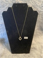 Heart Shaped Pendant on Chain