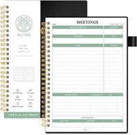 Alltree Meeting Notebook for Work, Project Planner