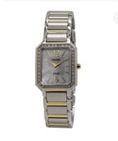 SEIKO Solar Mother of Pearl Dial Ladies Watch