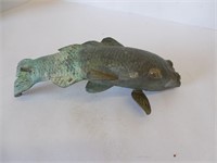 Bronze Fish Damaged 11.5" x 5"