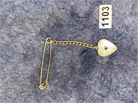 Heart Safety Pin