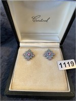 Set of Cardinal Earrings in Box