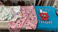Snoopy and Care Bears clothes soze 1X and 2x